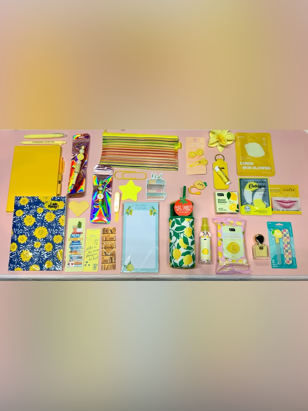 Lemon inspired Bookish and Beauty bundle
